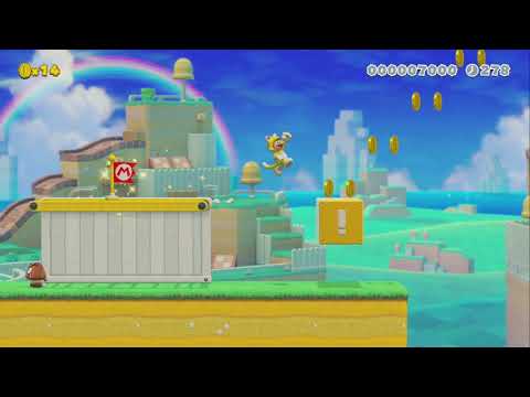 スタンダード3Dワールド by ケール(SMM2) - Super Mario Maker 2 - No Commentary 1bv
