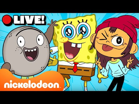 Capture d'écran du flux en direct de la chaîne de télévision gratuite en ligne Nicktoons