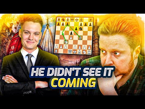 I trapped a Grandmaster in 8 moves with the Jobava London