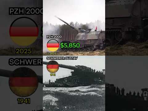 Schwerer Gustav vs PzH 2000 – Old-School Destruction Meets Modern War – Cost Per Shot