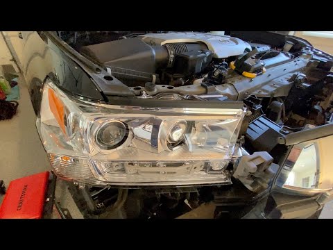 Toyota Land Cruiser 200 Series Headlight Assembly Replacement Successful