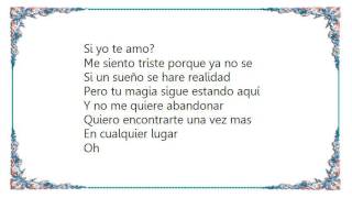 Chayanne - Sueño Perdido Lyrics