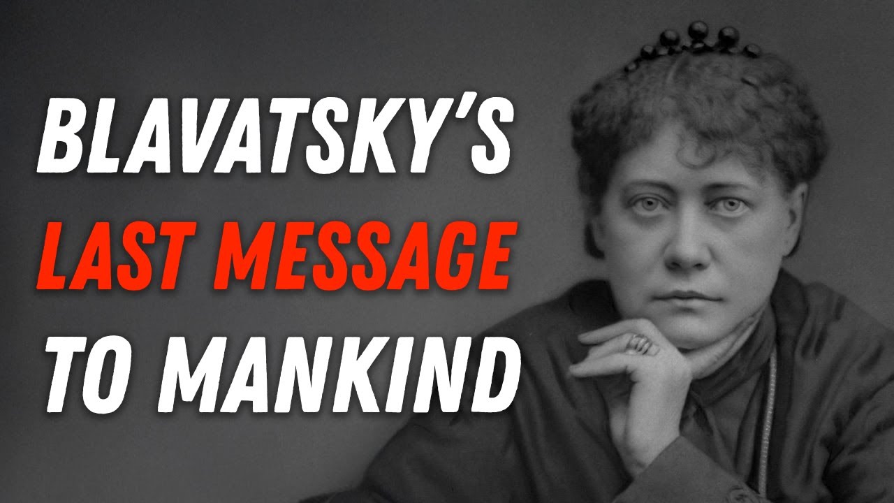 Helena Blavatsky Wrote This FORGOTTEN BOOK Just Before She Died: The Voice of the Silence