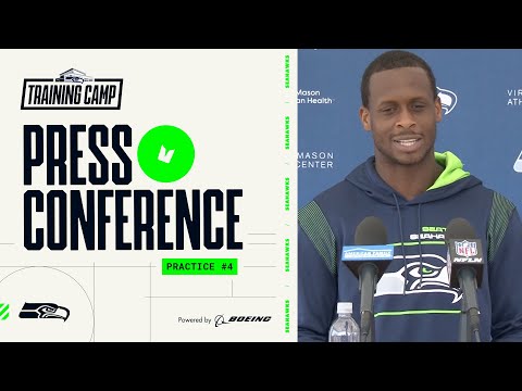 Geno Smith Press Conference At Training Camp Practice #4- August 1