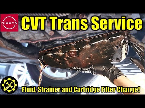 2013-2018 Nissan Altima CVT Transmission Filter and Fluid change!