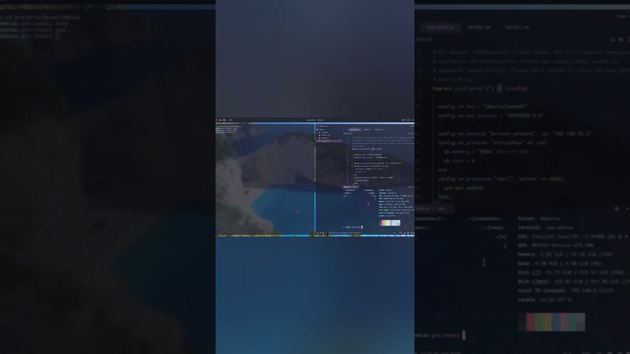 Zed IDE + Blurry Catppuccin Theme = 🔥 Ultimate Coding Vibe! #coding #programming #Zed #archlinux