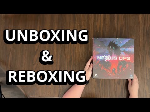 Nexus Ops - Unboxing & Reboxing - What's in the Box?