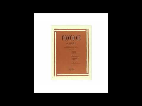 Concone 40 lezioni op. 17 per Basso o Baritono - n 3 instrumental - karaoke