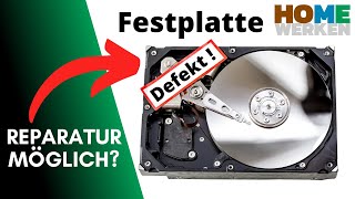 Festplatten selber reparieren! HDD defekt was tun?