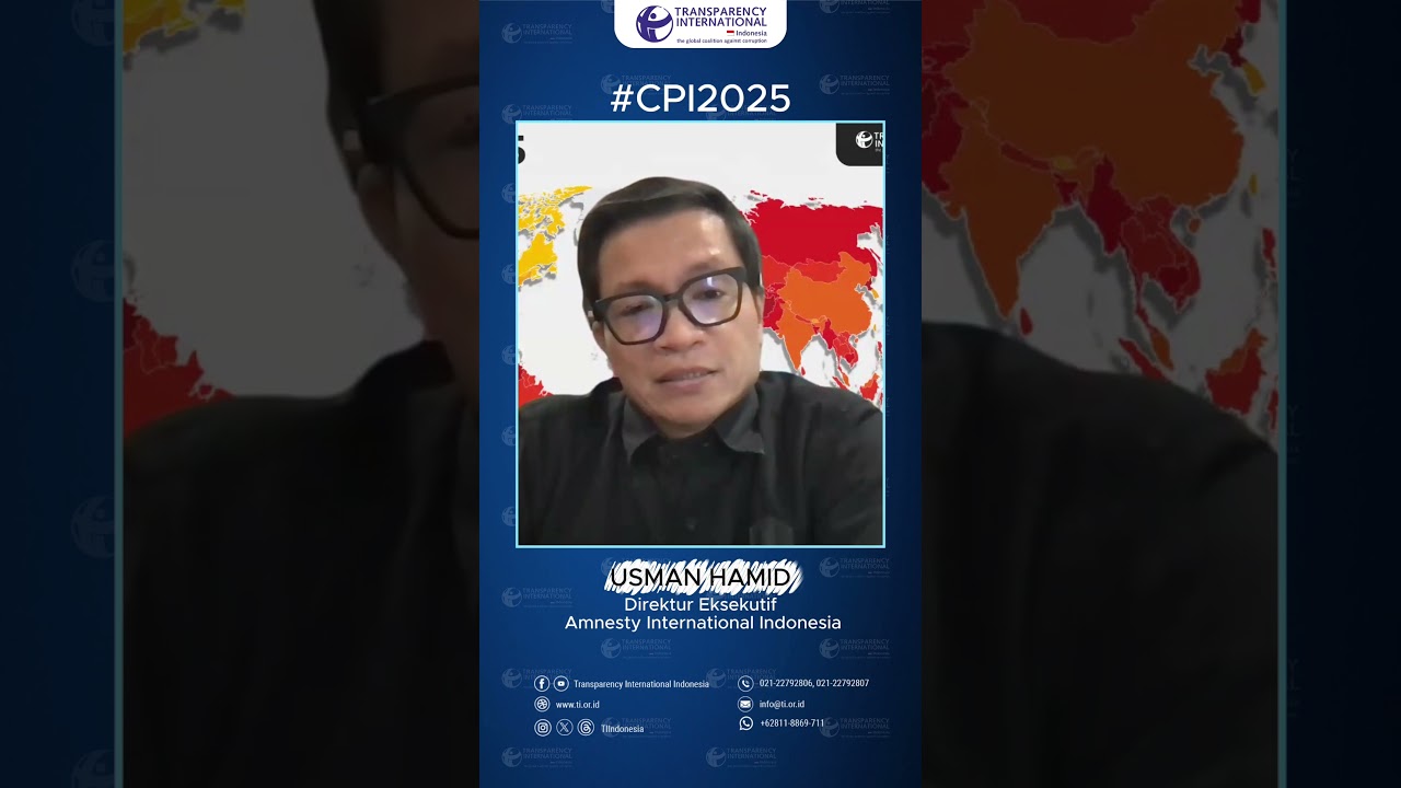 Skor IPK Indonesia memburuk, Demokrasi juga memburuk #cpi2025 #anticorruption #beritaterkini