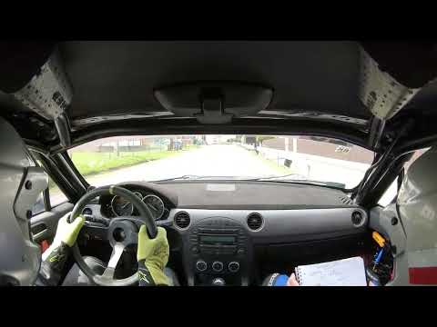 2 Rajd Natury - Ślubowski/Fabjan - Mazda MX-5 - wypadek