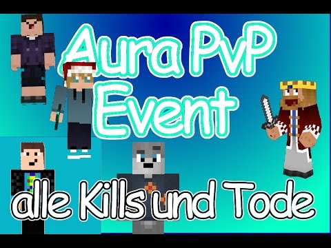 Minecraft Aura PvP Event 6 Highlights - alle Kills und Tode - MPZ
