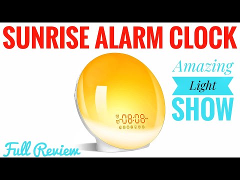 Sunrise Alarm Clock Wake-Up Light ⏰️ Full Review 💯😁