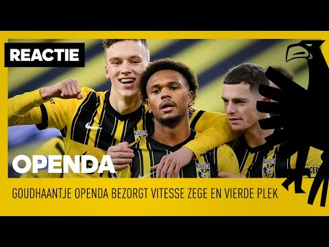REACTIE | Goudhaantje Openda bezorgt Vitesse zege én vierde plek