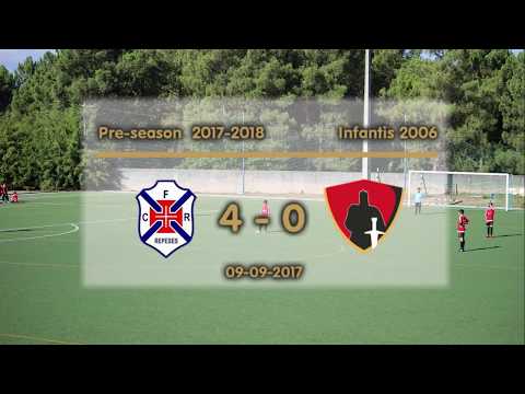 pré-epoca  2017/2018   Os Repesenses  4 - 0 Guarda Unida  - Infantis 2006