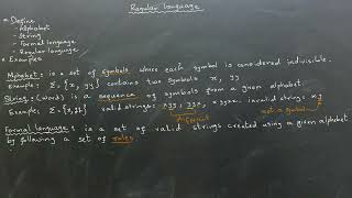 Compilers: What is a Regular Language? Definitions, Explanation, and Examples
