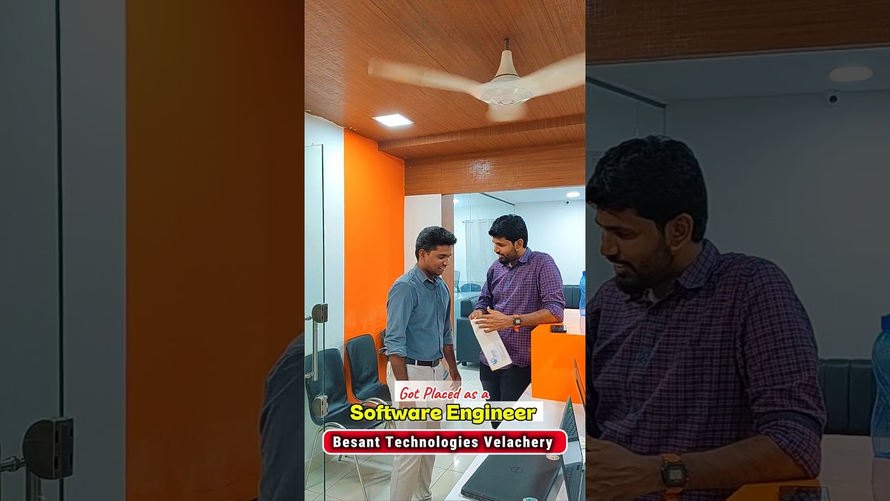 B.E CS 2025 PassedOut → Software Engineer! Yogesh's Success | Besant Technologies
