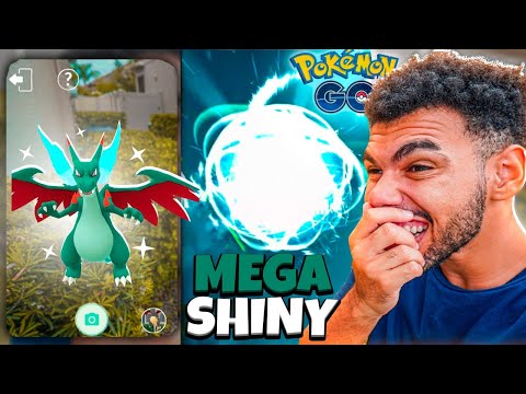 MEGA EVOLUI O CHARIZARD SHINY 100% & COLOQUEI NO CP MAXIMO - POKEMON GO | Cris |