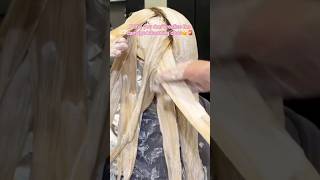 WHAT BLEACH DAMAGE LOOKS LIKE ON HAIR🫠#cocoandeve #bleachedhair #damagedhair #haircare #blondehair