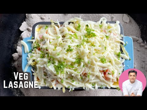 Veg Lasagna Recipe without Oven | Veg Lasagna Without...