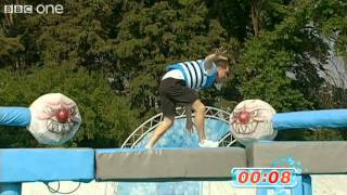 Tony Mortimer of East 17 Fame Takes on the Challenge of the Qualifier - Winter Wipeout - BBC One
