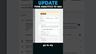 EASY Switch to Google Analytics 4 #shorts thumbnail
