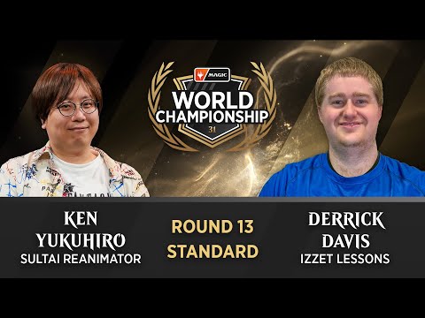 Round 13 |  Ken Yukuhiro vs. Derrick Davis | Standard | #MTGWorlds