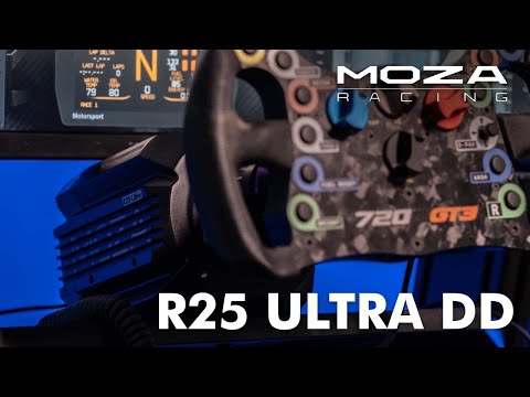 MOZA Racing R21 / R25 Ultra DD Wheel Base | FFB and LED Effects - LMU + iRacing + ACC