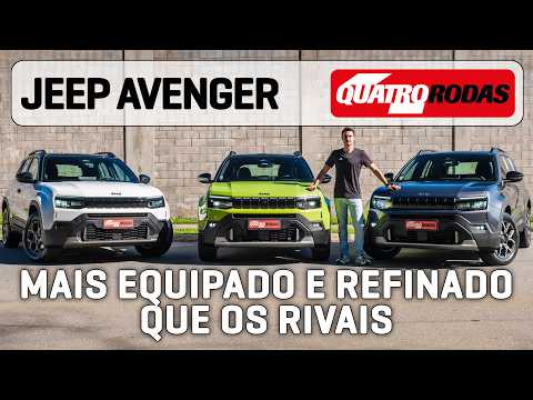 TESTAMOS: Jeep Avenger é MENOR e mais BARATO que VW Tera, mas ANDA MAIS e tem itens de 'LUXO'