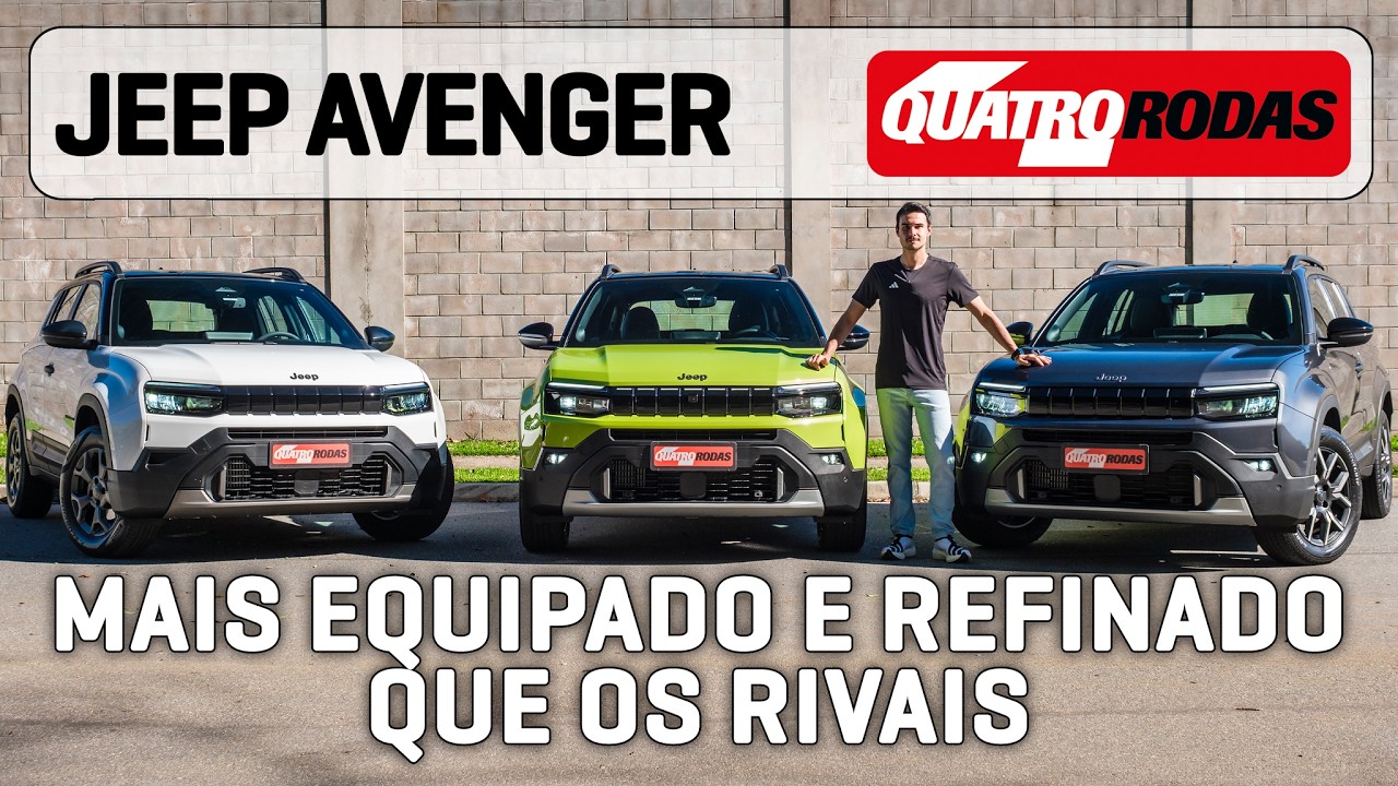 TESTAMOS: Jeep Avenger é MENOR e mais BARATO que VW Tera, mas ANDA MAIS e tem itens de 'LUXO'