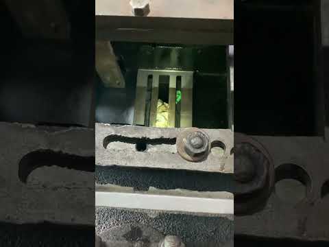 Manual machining of a steam engine cylinder valve. Vintage tool