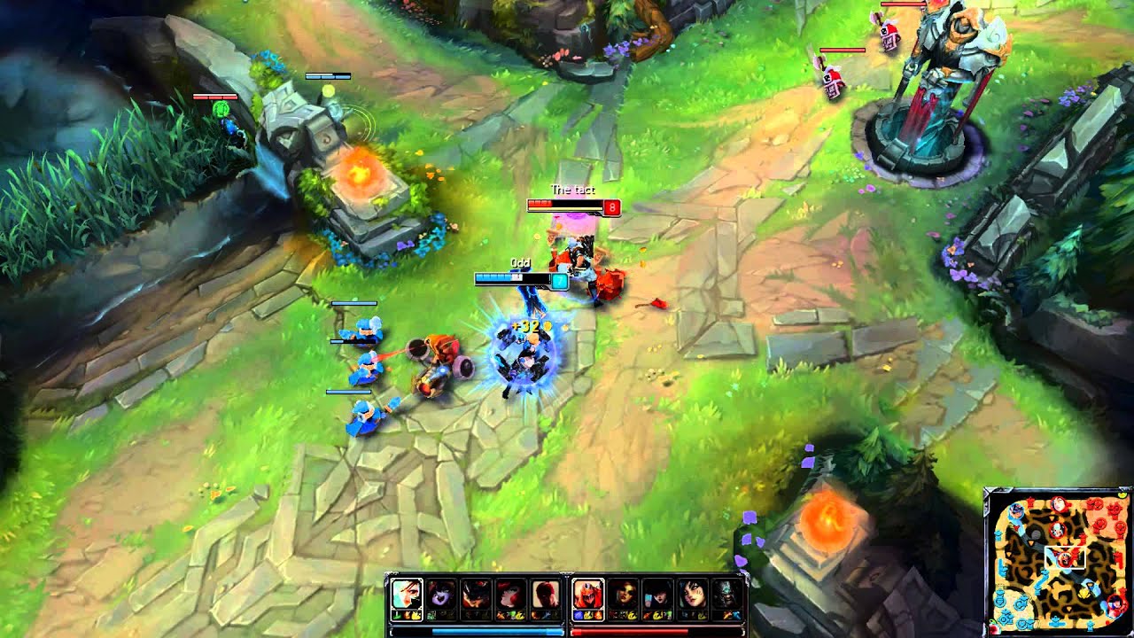 Liên Minh Huyền Thoại: pha solo kinh điển giữa Riven vs Zed