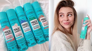 L'oreal Magic Shampoo | Invisible Dry Shampoo?! Review + Demo