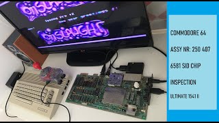 Commodore 64 ASSY 250407 inspection and 6581 SID tunes enjoyment