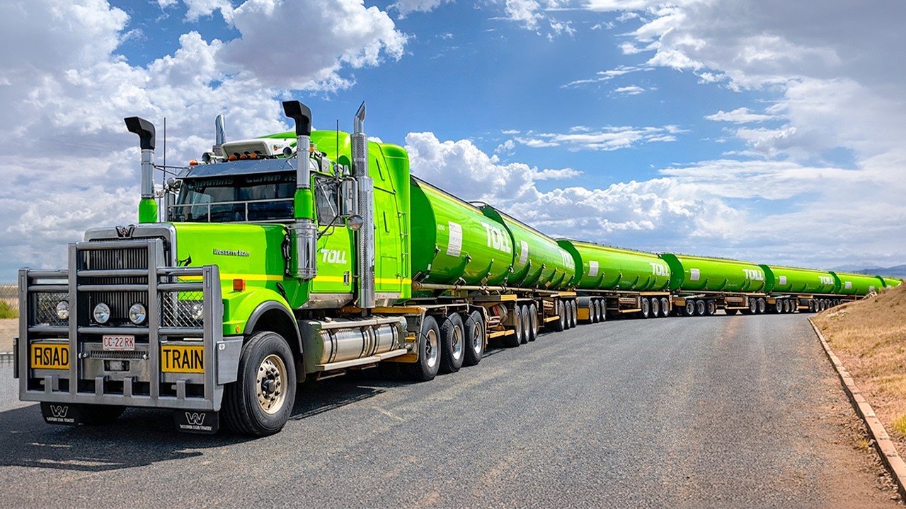 TRAINS ON THE ROAD! How Australia Created the LONGEST Trucks in the World.
