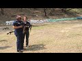PNP Chief Ronald Dela Rosa firing a Negev Machine Gun