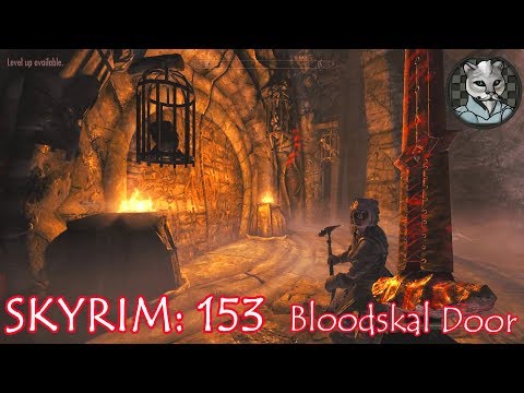 Checkers' Mellow Skyrim Let's Play Part 153 - Bloodskal Door