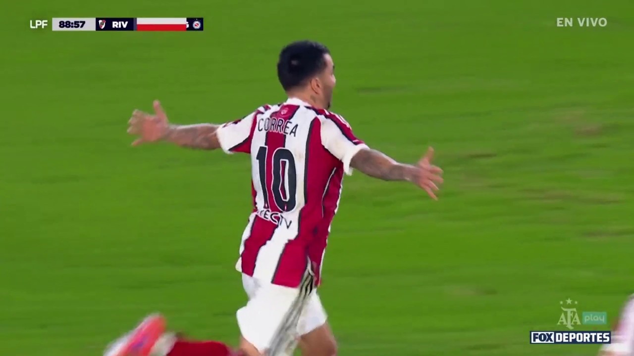 PENAL Y GOL Ángel Correa | River Plate 2-0 Argentinos Juniors | Liga Argentina