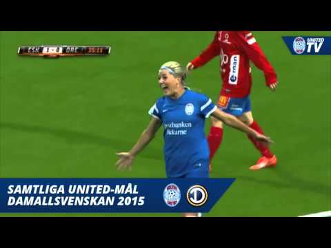 United TV: Se Uniteds samtliga mål från Damallsvenskan 2015
