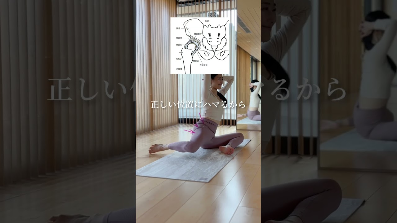 1日たった５回でOK✨太もも痩せ、脚痩せ、ヒップアップ【ヨガ講師の−25kg痩せたダイエット】