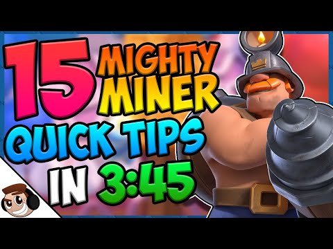 15 QUICK Tips About: Mighty Miner💣| Clash Royale