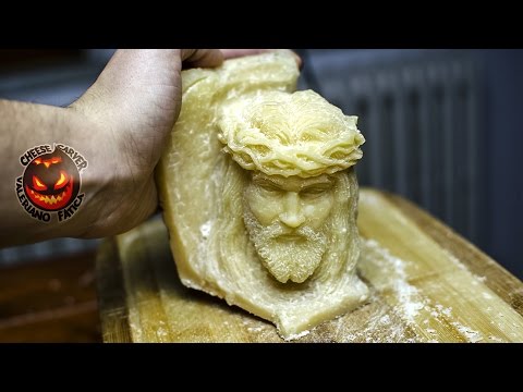 Jesus Christ - Cheese Carving! Video