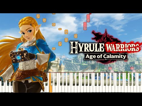 Overlooking Hyrule (Prelude to Calamity)- Hyrule Warriors: Age of Calamity | Piano Cover (Synthesia)