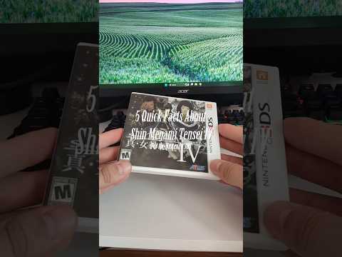 Quickfire Facts: Shin Megami Tensei IV for Nintendo 3DS #nintendo #3ds #atlus #jrpg #retrogaming