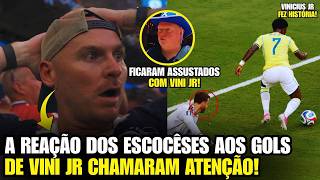 🚨NOSSA! OLHA A FORTE REAÇÃO DA TORCIDA ESCOCESA AO SHOW DE VINI JR!