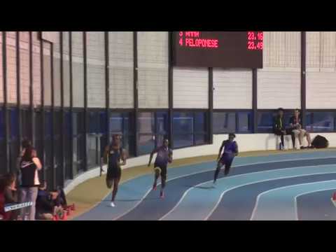 200m – Finale 1 – SEM – Championnat Regionaux 21/01/2018 – Eaubonne