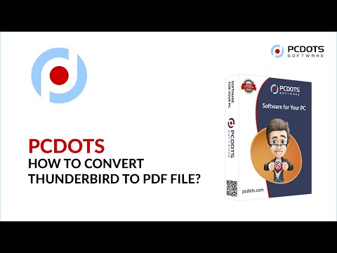 PCDOTS Thunderbird Converter video tutorial, click to play
