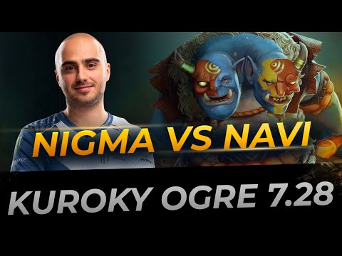 KuroKy plays Ogre Magi vs NaVi  | Full Gameplay Dota 2 Replay