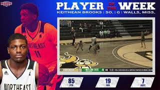 HIGHLIGHTS: MACCC Week 4 Men's Basketball Player of the Week Keithean Brooks