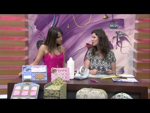 Mulher.com 13/10/2014 - Calendário de Mesa Cartonagem por Catiane Gobbi - Parte 2